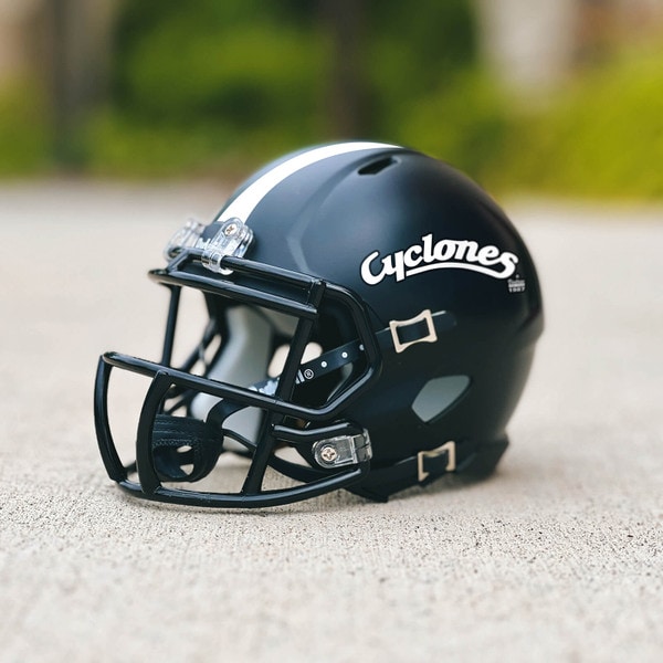 Riddell Cyclones Script Black Speed Mini Helmet